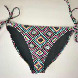 Bingo Surf Aztec Print Bikini Bottoms Size L